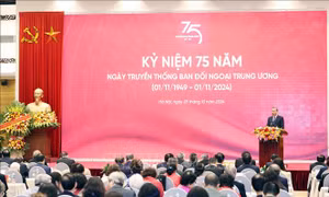 Tổng Bí thư Tô Lâm dự Lễ kỷ niệm 75 năm Ngày truyền thống Ban Đối ngoại Trung ương