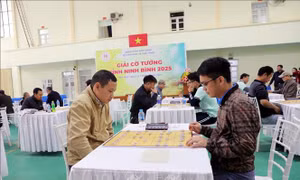 Gần 100 kỳ thủ tranh tài tại Giải cờ tướng tỉnh Ninh Bình 2025