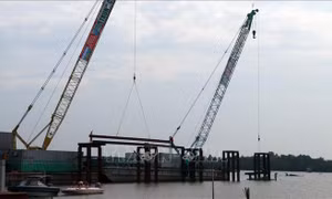 Sớm đưa vào vận hành hệ thống thủy lợi Cái Lớn - Cái Bé