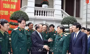Thủ tướng: Niềm tin của dân với Đảng, đất nước và Quân đội ngày càng được củng cố
