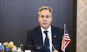 Ngoại trưởng Mỹ Antony Blinken đến Lào dự các cuộc họp của ASEAN