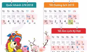 Quốc khánh 2/9 và Tết Dương lịch, Âm lịch được nghỉ tổng cộng 16 ngày