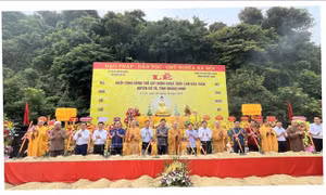 Khởi công xây dựng chùa Trúc Lâm tại đảo Trần, Quảng Ninh