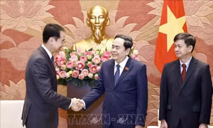 Chủ tịch Quốc hội Trần Thanh Mẫn tiếp Đại sứ Trung Quốc tại Việt Nam