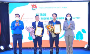 Tôn vinh 20 tập thể, cá nhân nhận Giải thưởng Tình nguyện Quốc gia 2021