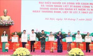 Triển khai toàn diện, hiệu quả hoạt động 'Đền ơn đáp nghĩa' trong Quân đội