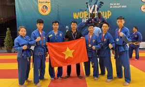 Đoàn Việt Nam giành 3 HCV tại giải Vô địch thế giới Vovinam - Việt Võ Đạo lần thứ 6