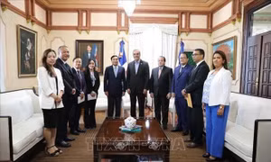 Đoàn đại biểu Đảng Cộng sản Việt Nam thăm và làm việc tại CH Dominicana