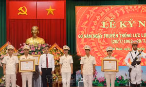 Sẵn sàng chiến đấu, hy sinh vì bình yên của Tổ quốc và hạnh phúc của nhân dân