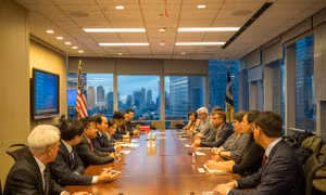 Đoàn cán bộ cấp cao Thành ủy Hải Phòng thăm và làm việc tại New York