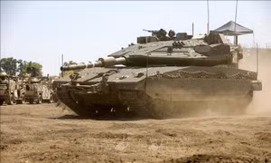 Chiếc xe tăng hiện đại nhất của Israel khuất phục trước Hamas