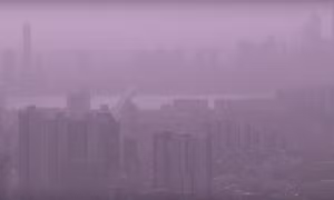 Bão cát vàng bao phủ bầu trời thủ đô Hàn Quốc