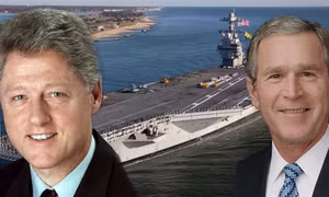 Hai tàu sân bay mới của Mỹ sẽ mang tên hai cựu Tổng thống Mỹ Clinton và Bush