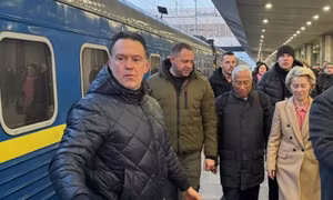 Lãnh đạo nhiều quốc gia đi tàu đến thủ đô của Ukraine