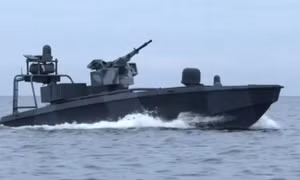 Ukraine nâng cấp xuồng không người lái 'Sea Baby'