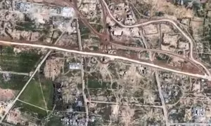 Con đường 3 làn Israel xây để chia đôi Gaza