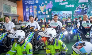 Thủ đô Thái Lan ra mắt đoàn xe máy cứu thương