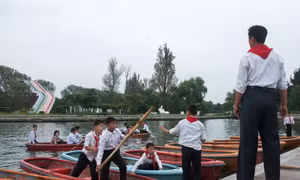 Thiếu nhi Nga dự trại hè tại Triều Tiên 