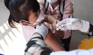 Campuchia tiêm vaccine COVID-19 cho trẻ từ 3 đến 4 tuổi