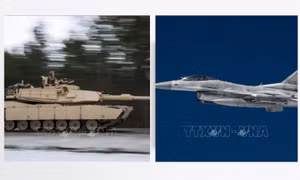 Tổng thống Ukraine nêu vấn đề chung của chiến đấu cơ F-16 và xe tăng Abrams