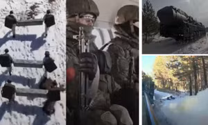 Video quân đội Nga huấn luyện cùng tên lửa Yars