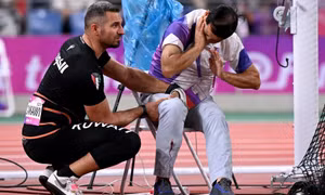 Vận động viên ASIAD 2023 ném tạ trúng nhân viên kỹ thuật 