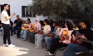 Âm nhạc xoa dịu nỗi đau tinh thần cho trẻ em Gaza