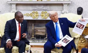 Tổng thống Trump lấy nhầm ảnh ở Congo làm bằng chứng diệt chủng ở Nam Phi