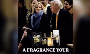Ông Trump dùng hình Đệ nhất phu nhân Mỹ Jill Biden để quảng cáo nước hoa