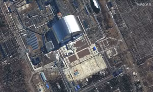 Đức cam kết hỗ trợ Ukraine sửa chữa vòm chắn của lò phản ứng hạt nhân Chernobyl