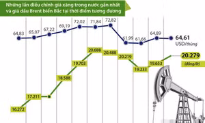 Giá xăng 'quay đầu' giảm 377 đồng/lít sau 2 lần tăng giá liên tiếp