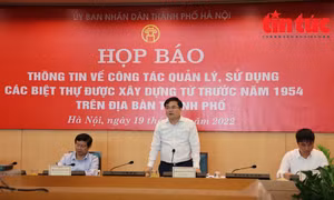 Hà Nội dừng bán 600 biệt thự để rà soát