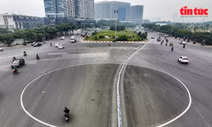 Ảnh 360: Nút giao không dùng vòng xuyến và đèn đỏ mang lại hiệu quả rõ rệt