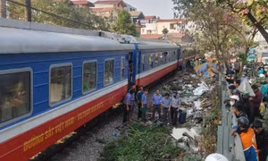 Va chạm với tàu hoả một người đi xe máy tử vong tại chỗ