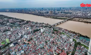 Trục đại lộ cảnh quan đưa sông Hồng trở lại vị trí trung tâm