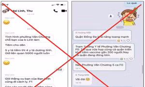 Bác bỏ tin đồn 5.000 F1 liên quan đến ca dương tính COVID-19 tại quận Đống Đa