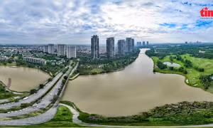 Ảnh 360 độ: Check-in chill bên hồ Thiên Nga Ecopark