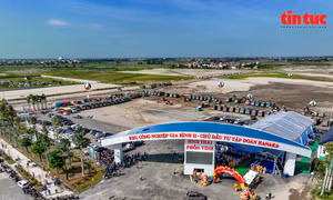 Ảnh 360: Ngắm KCN sinh thái Gia Bình 2 vừa khởi công xây dựng