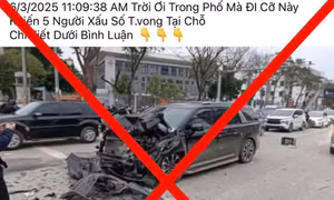 Công an Hà Nội bác tin đồn 5 người tử vong sau va chạm giao thông