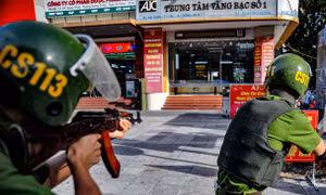 Hà Nội: 52 chủ tiệm vàng tham gia diễn tập trấn áp tội phạm