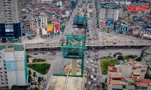 Hà Nội: Các phương tiện qua Đại La-Minh Khai-Chợ Mơ di chuyển ra sao khi rào chắn thi công vành đai 2