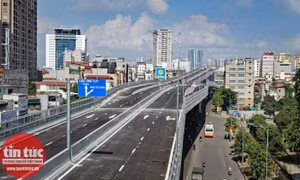 Mục sở thị vành đai 2 trên cao Hà Nội hiện đại, thông xe đúng dịp 2/9 