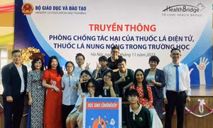 Hà Nội xây dựng môi trường học đường không khói thuốc lá