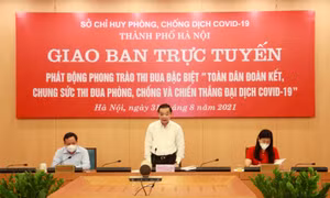 Hà Nội phát động thi đua đoàn kết, chung sức phòng chống và chiến thắng đại dịch COVID-19