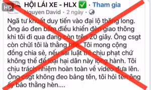 Bác tin đồn về người đàn ông áo đen 'tự ý' điều chỉnh đèn tín hiệu giao thông