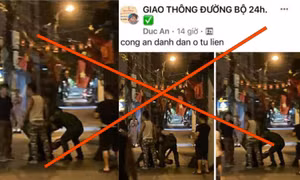Bác bỏ thông tin Công an phường Tứ Liên đánh người