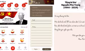 Bày tỏ cảm kích và biết ơn Tổng bí thư Nguyễn Phú Trọng qua sổ tang điện tử