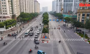 Phân luồng đường Võ Chí Công: Tình trạng ùn tắc được cải thiện