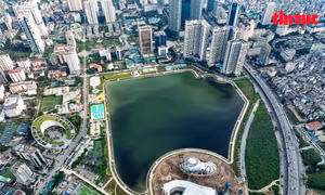 Lộ rõ hình hài Cung thiếu nhi Hà Nội sau 2 năm thi công