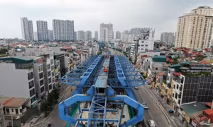 Dự án trọng điểm vành đai 2 của Hà Nội thi công thế nào trong giãn cách xã hội